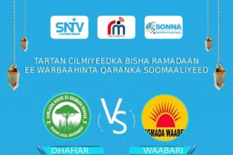 Tartamayaasha Dhahar oo caawa u gudbay wareegga 2-aad ee tartanka