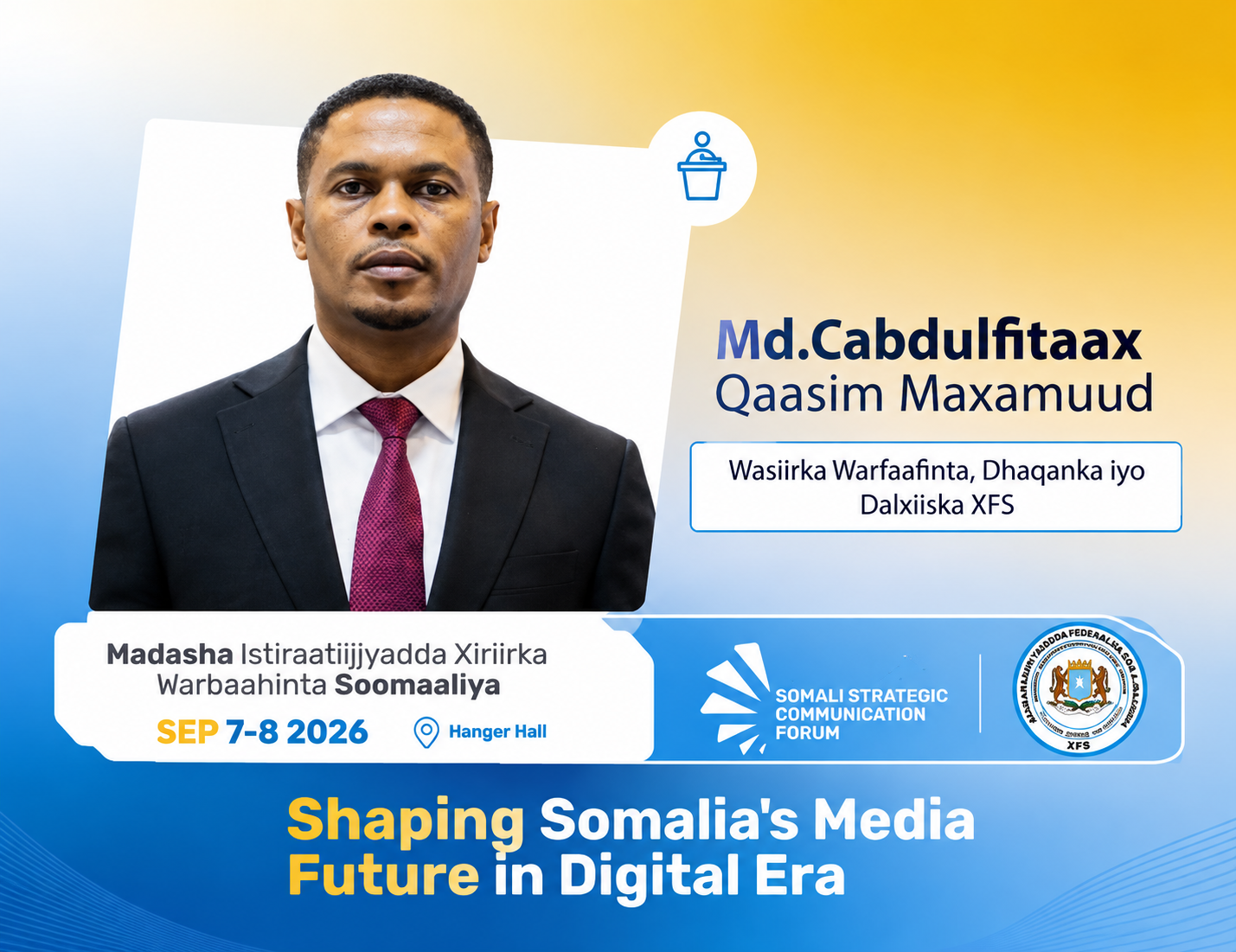 Somali Strategic Communication Forum 2026 to Open in Mogadishu